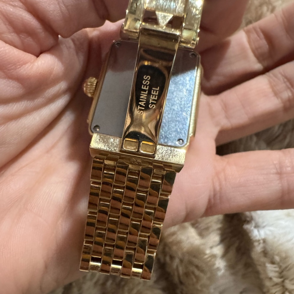 MICHELE DECO -0.60ct. TCW Diamond Lady's 31mm Watch, Bracelet 7.5” MWW06G000003 - Picture 10 of 13